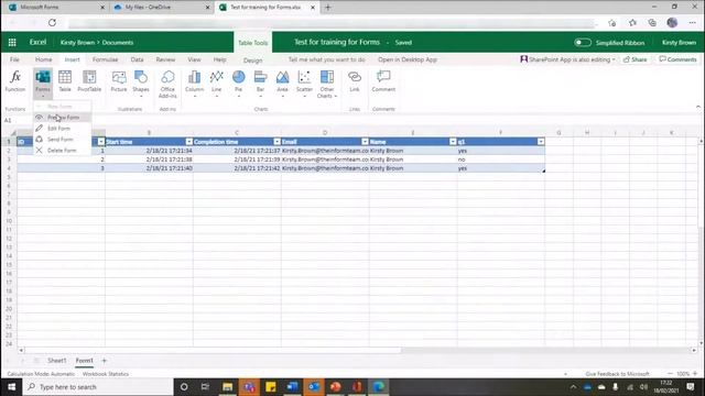 What is Forms in Excel? And how does it compare to regular Microsoft Forms? смотреть онлайн