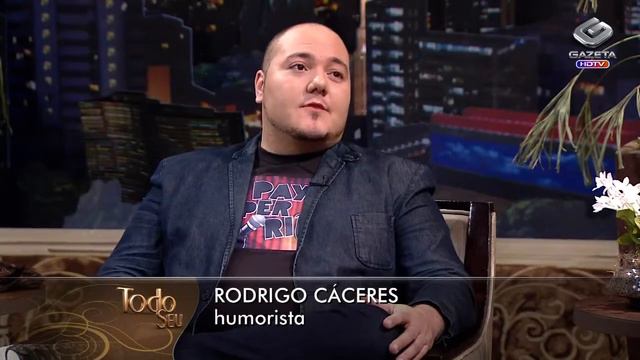 Rodrigo Cáceres no Programa Todo Seu - TV Gazeta - Descontrolados 28-10- 2013 - Parte 1 смотреть онлайн
