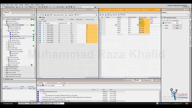 Communication of Siemens PLC with MySQL Database. смотреть онлайн