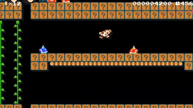 Donkey Kong Jr. Remade in Super Mario Maker смотреть онлайн