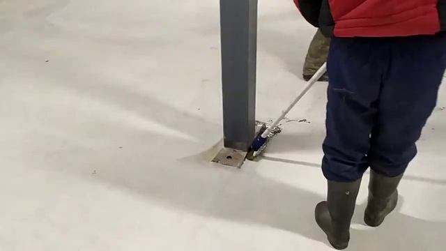 Промышленные полы. Элакор пу грунтовка. Работы в г. Киров смотреть онлайн