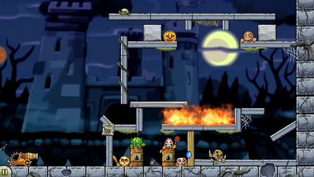 МОНСТРЫ момо вампир игра стиль ЭНГРИ БЕРДС часть 3 / ROLY POLY MONSTERS game летсплей смотреть онлайн