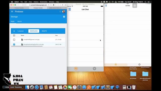 Lập trình iOS App Chat với Firebase (Swift 3.x) tại KhoaPham.Vn смотреть онлайн