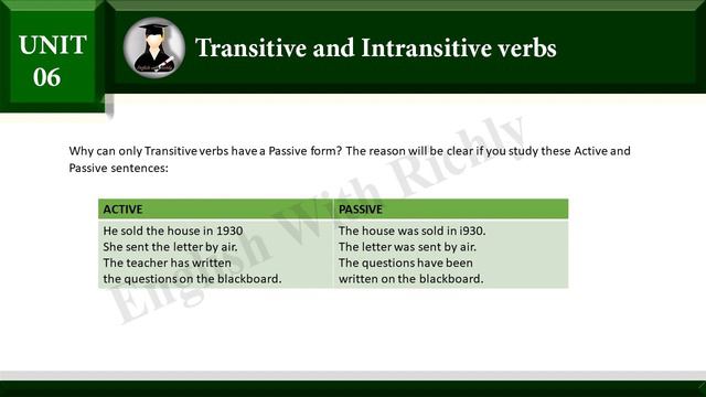 Transitive and Intransitive Verbs / chapman book 3 unit 6 смотреть онлайн