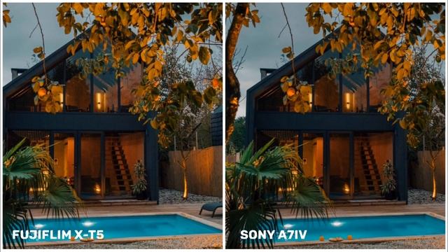 Fujifilm X-T5 VS Sony A7IV | Night Mode Camera Test смотреть онлайн