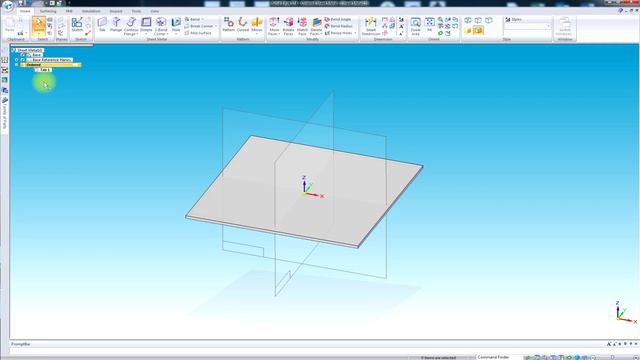 Solid edge ST4 - листовой металл. Урок 4 Команда TAB(ПЛАСТИНА) смотреть онлайн