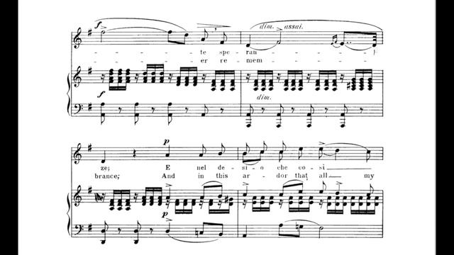 O del mio dolce ardor (C. Gluck) - E Minor Piano Accompaniment - Karaoke смотреть онлайн