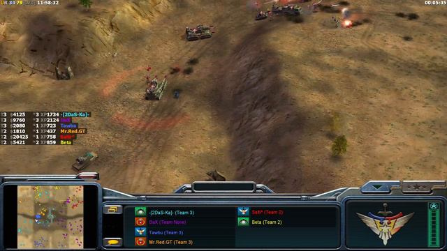 Command & Conquer TM Generals Zero Hour TW 3VS3 50K...Pinoy GAmers VS Mr. RED GT..Team... смотреть онлайн