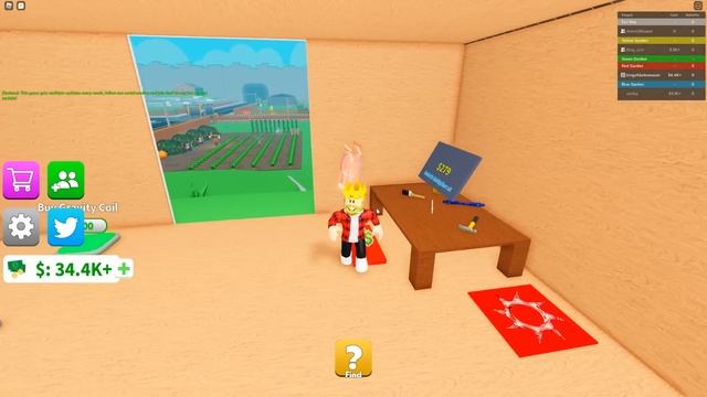 СОЗДАЛ САМЫЙ БОГАТЫЙ ОГОРОД И ФЕРМУ В МИРЕ! ROBLOX Garden Tycoon смотреть онлайн