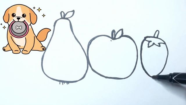 Bolalar uchun meva chizish | Рисование фруктов для детей | बच्चों के लिए फल ड्राइंग смотреть онлайн