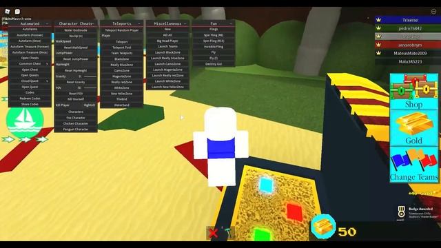 Build a boat for treasure! gui pastebin смотреть онлайн