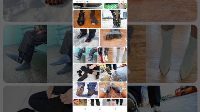 Лайфхак с носками в гололед!