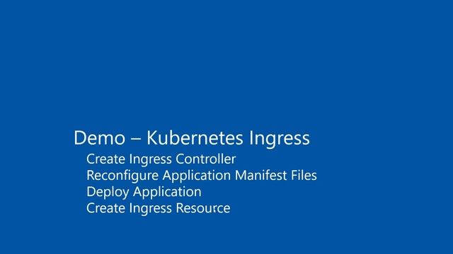 Kubernetes Ingress | Session 8 | Modernize Apps with Azure & Kubernetes смотреть онлайн
