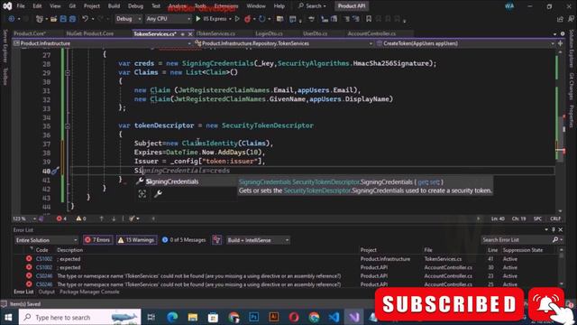 Asp.net Core 8 Web API Full Course video 7 (Identity - Token - Validation - Authorize ) смотреть онлайн