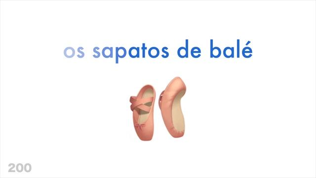 Learn 400 Words In Portuguese With Emoji