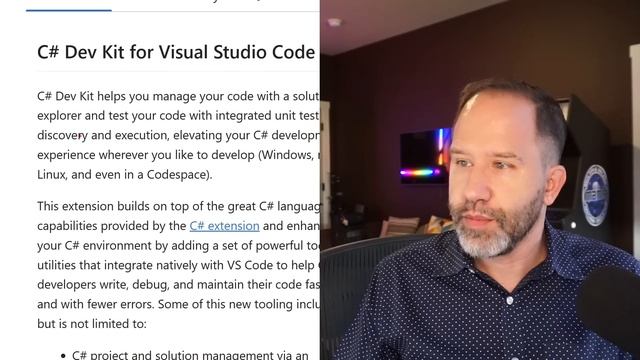 The C# DevKit is out and gives you a complete .NET experience inside VS Code! смотреть онлайн