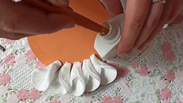 Мастер класс "Ромашка из ватных дисков" смотреть онлайн