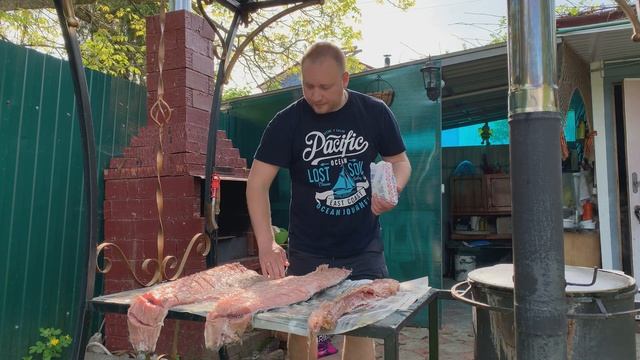 Вкусный рецепт, белый амур холодного копчения. смотреть онлайн