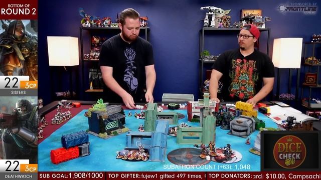 Sisters of Battle (Bricky) vs. Deathwatch (Mark) 2,000pts. | Dice Check LIVE Battle Report Warhamme смотреть онлайн