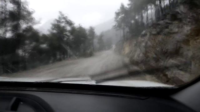 Driving in mountains, Fiat Doblo, Turkey 2015 смотреть онлайн
