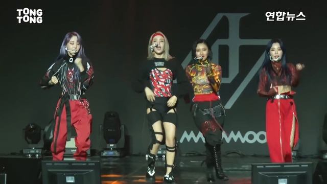 MAMAMOO(마마무) 'HIP' Showcase Stage 쇼케이스 무대 (솔라, 문별, 휘인, 화사) [통통TV]