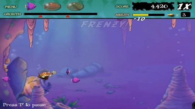 ПАПИЧ СЪЕЛ ВСЕХ РЫБОК В FEEDING FRENZY смотреть онлайн