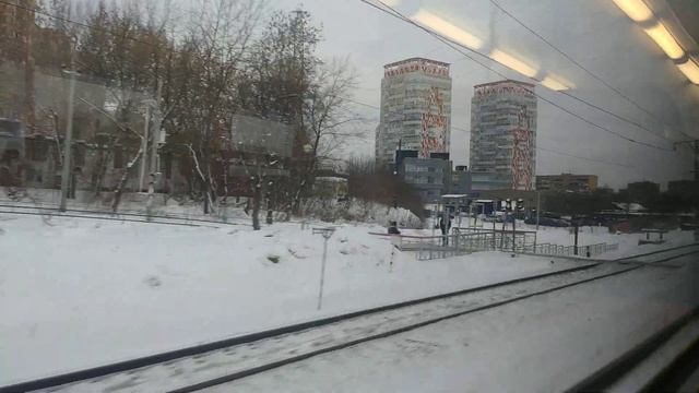 Красногорская-Павшино на ЭП2Д-0061 смотреть онлайн