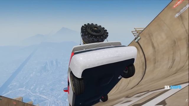 Nhảy Xe TÊN LỬA Qua Toàn Bộ Bản Đồ Trong GTA 5.. (Mods)