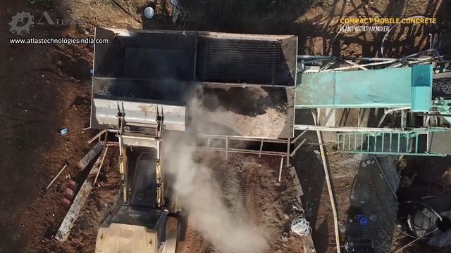 Compact concrete mixer - Batching plant смотреть онлайн