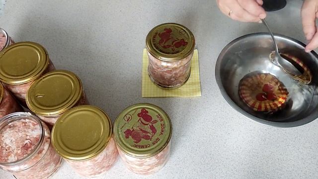 Мясной фарш в банке / АВТОКЛАВ / Мясные консервы смотреть онлайн