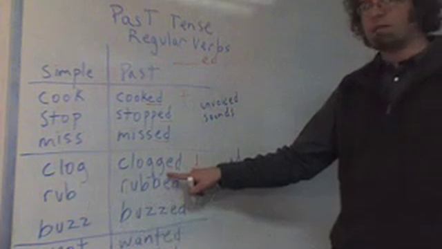 Regular Verbs in the Past Tense смотреть онлайн