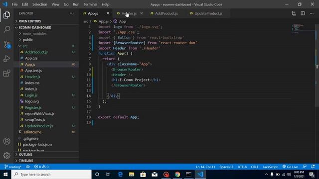 React js project in Hindi # Add Routing in Project смотреть онлайн