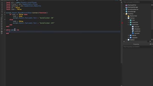 [OUTDATED] How To Make A Clicking Simulator | ROBLOX STUDIO PART 4 (AUTOCLICKER) смотреть онлайн
