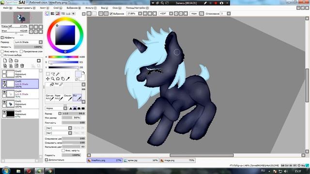 ◄│Обработка пони в Paint Tool SAI│► смотреть онлайн