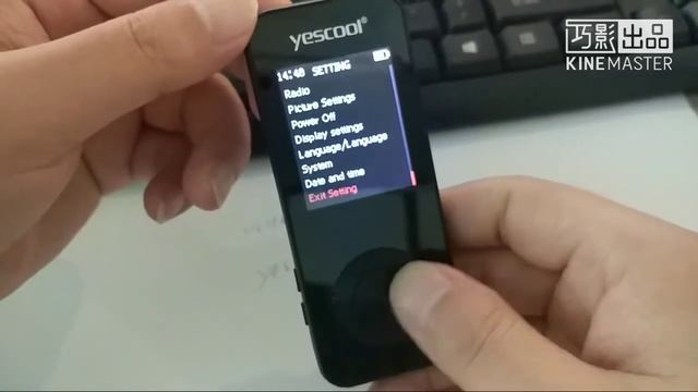 Yescool X2 HiFi lossless music MP3 player voice recorder switch languages operation video смотреть онлайн
