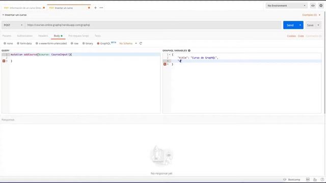 GraphQL - Postman - Consumir API GraphQL - Mutation - Añadir un curso смотреть онлайн