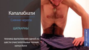 Капалабхати (сияние черепа) Техника капалабхати для начинающих от Сергея Чернова ⭐ SLAVYOGA