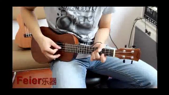 kaka ukulele 4 String Rosewood Fingerboard Acoustic Small Guitar--feier music смотреть онлайн