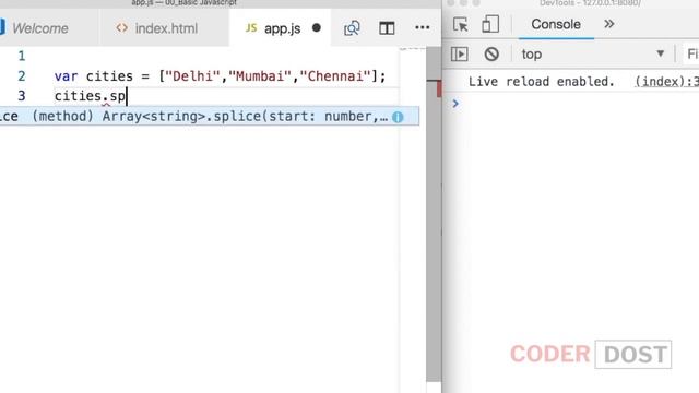 Javascript SLICE method | JavaScript in Hindi #javascript #reactjs смотреть онлайн