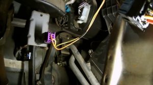 Снятие Корпуса печки с испарителем -  логан 2008 года