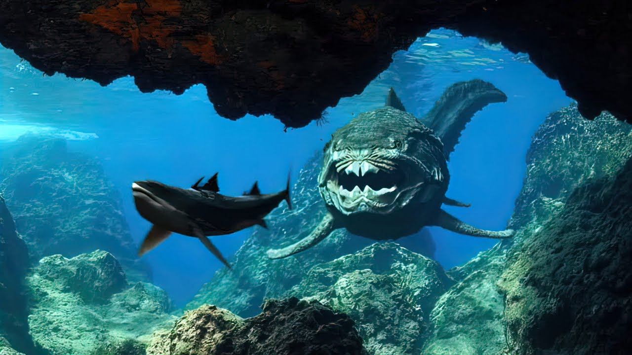 Он легко разорвал бы акулу. Дунклеостей - самый грозный хищник прошлого! смотреть онлайн