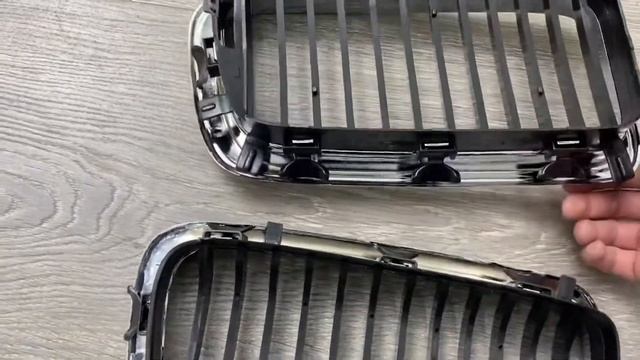 BMW 7 E38 решетка радиатора ноздря отличие рест дорест