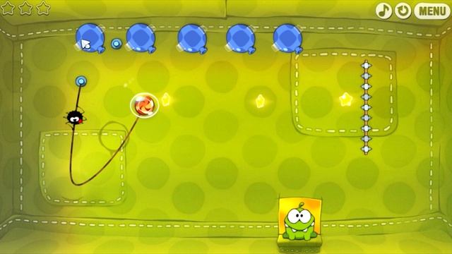 Прохождение Cut the Rope Тканевая Коробка Все звёзды Cut the Rope walkthrough all levels cardboar смотреть онлайн
