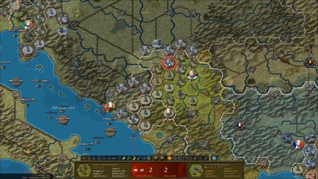 Strategic Command WW1. Ход 23. Прохождение за Антанту. смотреть онлайн