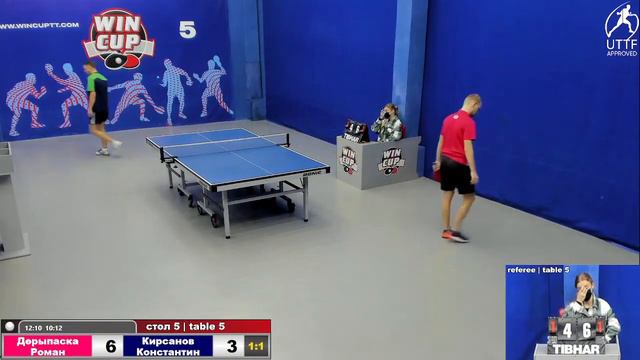 20:30 Дерыпаска Роман 2-3 Кирсанов Константин  Cтол 5 ЮГ-3 12.11.21