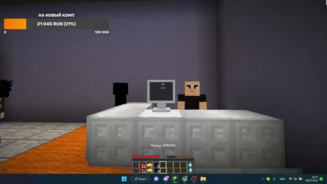 ИНТЕРНЕТ КАФЕ СИМУЛЯТОР В МАЙНКАРФТ #3                                        FIRE MOLNIA  MINECRAF