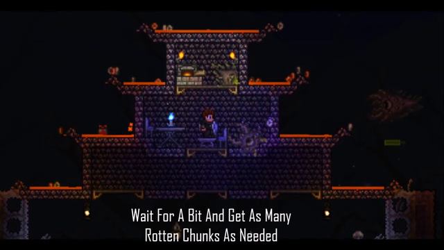 Terraria - Rotten Chunk & Vile Mushroom Farm смотреть онлайн