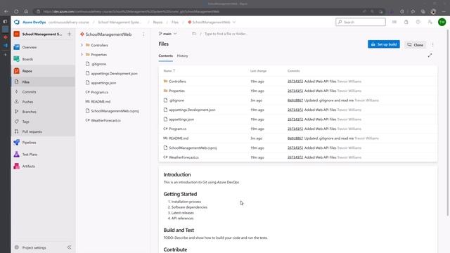 Azure DevOps Repos - Git Repos, Commits, Pull Requests, Branching смотреть онлайн