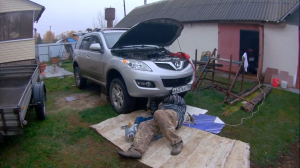 Ховер Н5 выгнало масло из двигателя