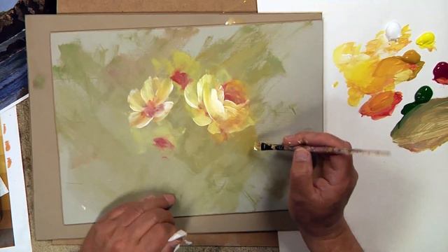 Beginning Acrylic Rose and Blossom, Petal Edging Technique смотреть онлайн